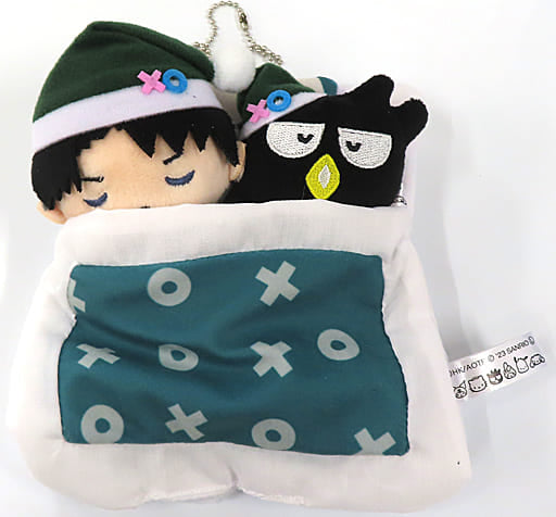 Levi Ackerman Bad Badtz-Maru Attack on Titan X Sanrio Characters Ofuton Plush Toy Mascot 3rd Key Chain [USED]
