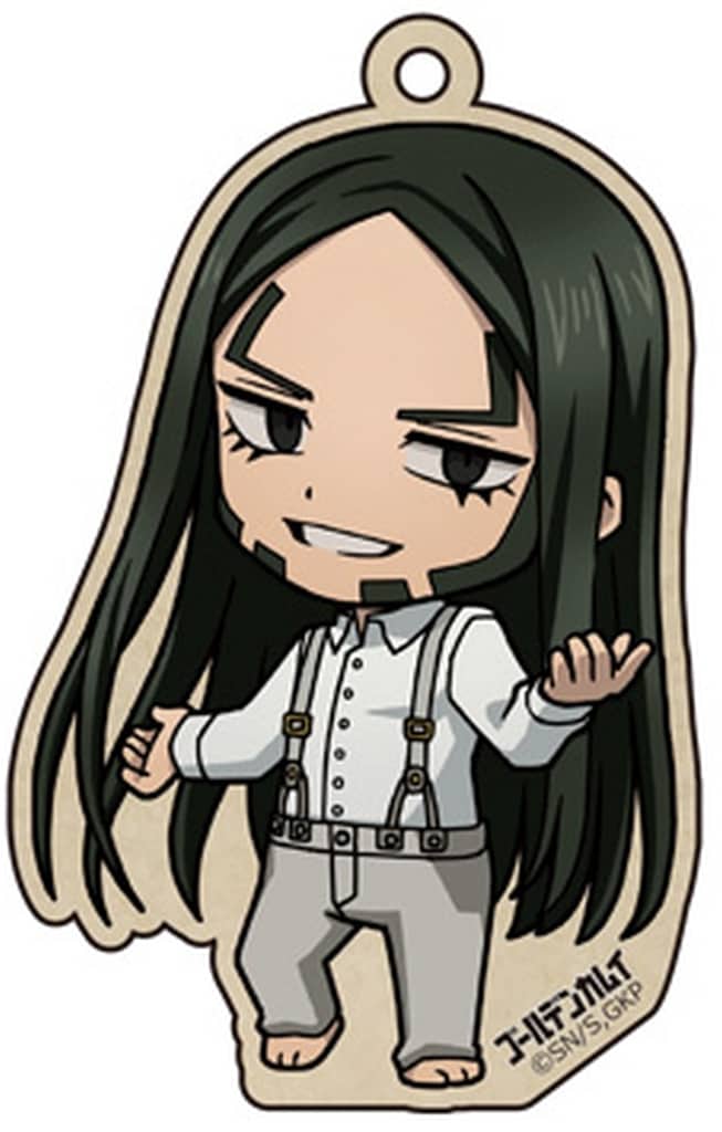 Botaro Kaizoku Golden Kamuy Trading Wooden Tag Strap Vol.3 Key Chain [USED]