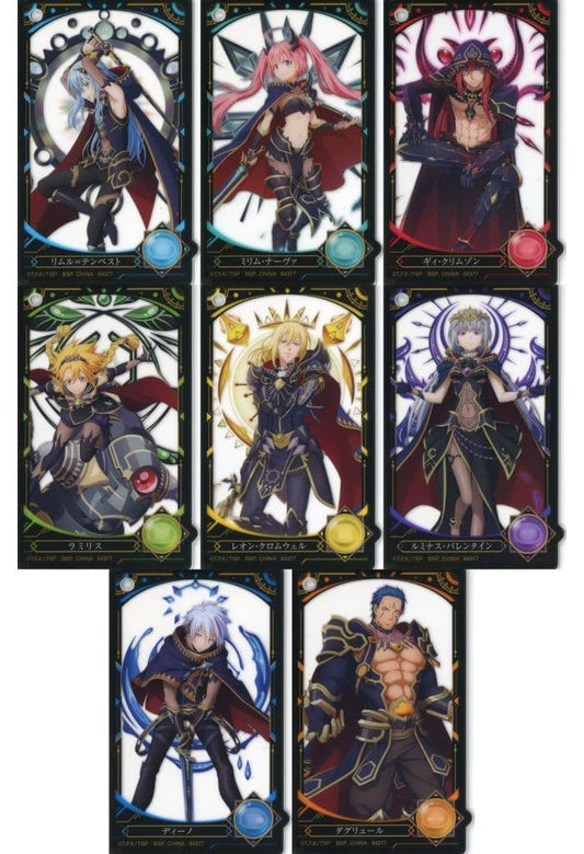 Octagram Demon Lord, etc. That Time I Got Reincarnated as a Slime Ichiban Kuji Hyakkigatari Design Acrylic Charms Prize H All 8 Types Set Charm [USED]