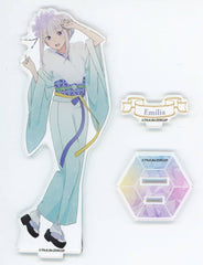 Emilia Re:ZERO -Starting Life in Another World- Newly Drawn Acrylic Stand Re:Zero Starting Life in Ramen Limited Acrylic Stand [USED]