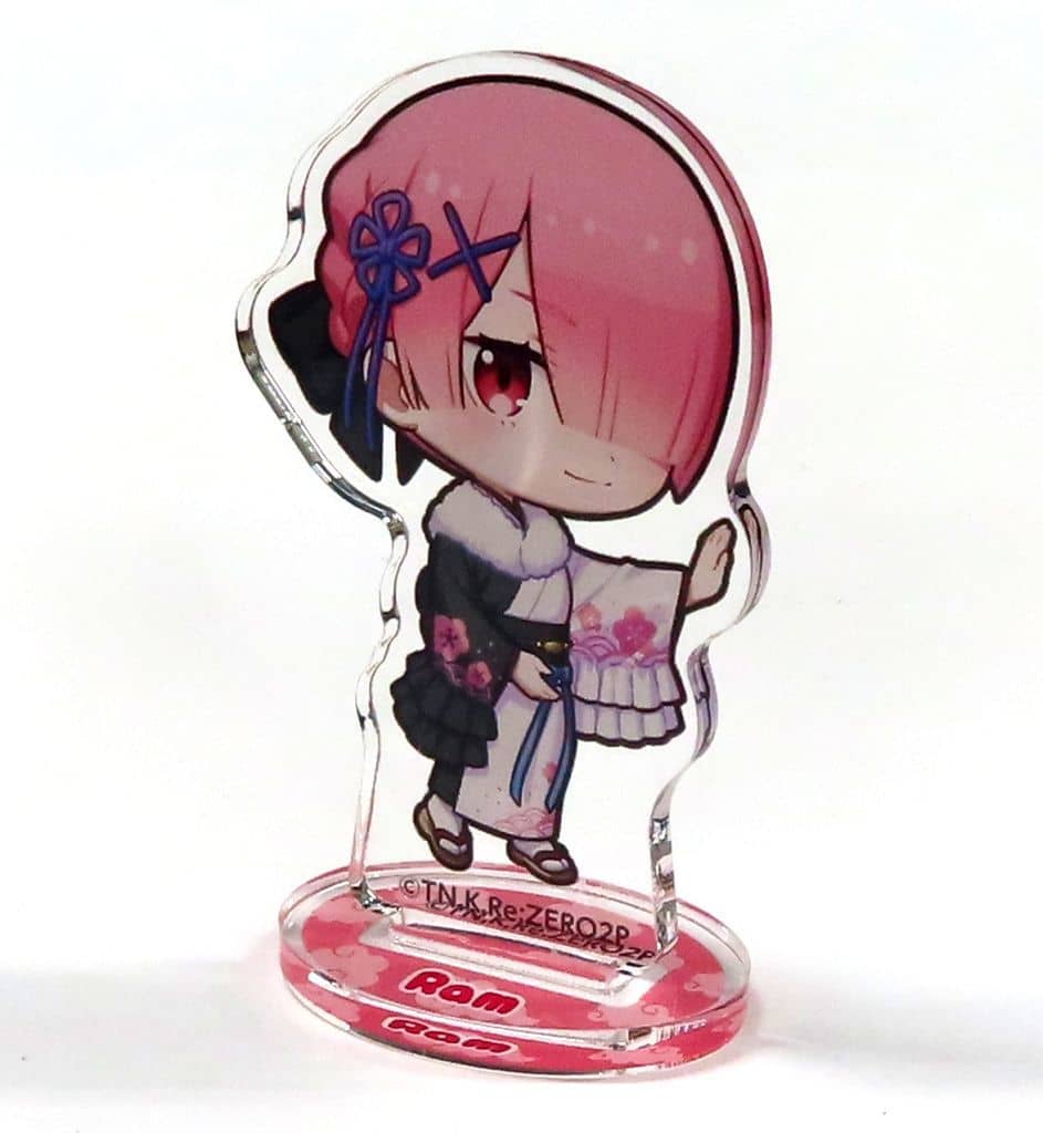 Ram Re:ZERO -Starting Life in Another World- Mini Chara Acrylic Stand Re:Zero Starting Life in Ramen Limited Acrylic Stand [USED]