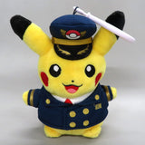 Pilot Pikachu Pokemon Jewel Changi International Airport Ver. Mascot Pokemon Center Singapore Limited Key Chain [USED]