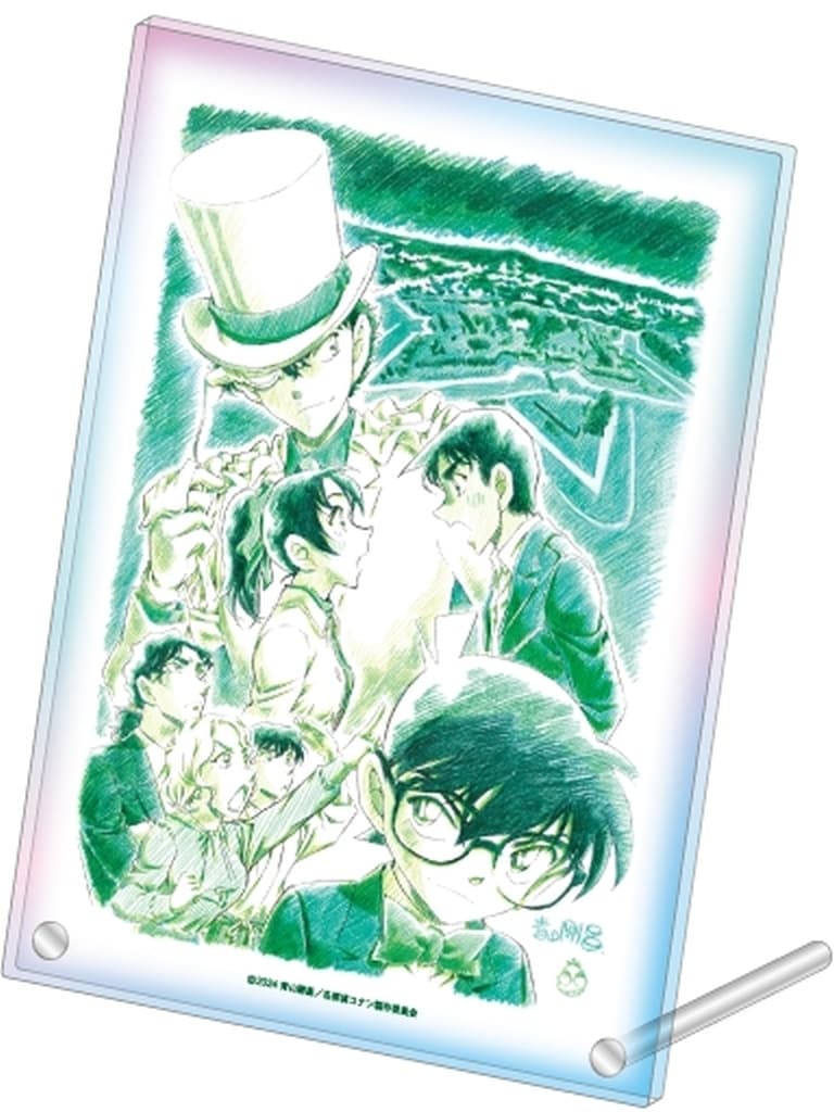 Conan Edogawa, etc. Detective Conan: The Million-dollar Pentagram Teaser Poster Aurora Acrylic Board Acrylic Stand [USED]
