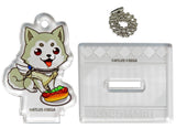 Koromaru Persona 3 Reload Trading Acrylic Stand Key Chain Collaboration Cafe Powerd By AnimaxCafe+ Limited Key Chain [USED]