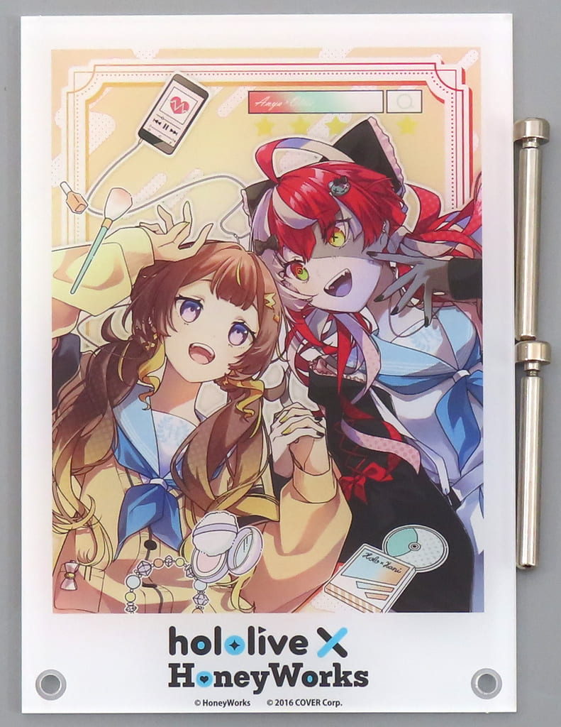 Anya Melfissa, etc. VTuber Hololive x Honeyworks Sis X Love Acrylic Board Horohanigaoka Purchasing Department at Tower Records Exclusive Acrylic Stands [USED]