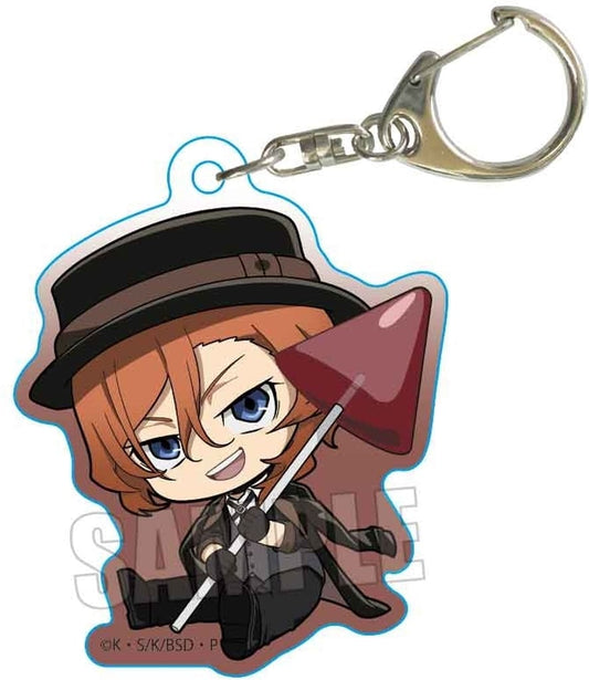 Chuuya Nakahara Candy Ver. Bungo Stray Dogs Gyugyutto Acrylic Key Chain Key Chain [USED]