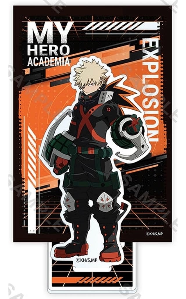 My Hero Academia Katsuki Bakugo Season 7 New Visual Acrylic Stand with Background Acrylic Stands [USED]