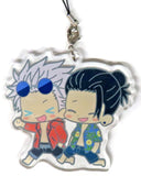 Satoru Gojo Suguru Getou Mensore Ver. Jujutsu Kaisen Kaigyoku Gyokusetsu Trading Acrylic Charms Kotobukiya Shop Limited Box Purchase Privilege Charm [USED]