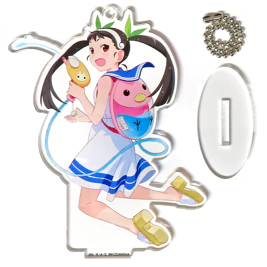 Mayoi Hachikuji Summer Vacation Monogatari Series Acrylic Key Chain Key Chain [USED]