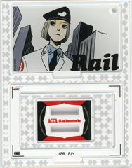 Rail ACCA 13 Territory Trading Acrylic Stand Key Chain 10th Anniversary Museum Limited Key Chain [USED]