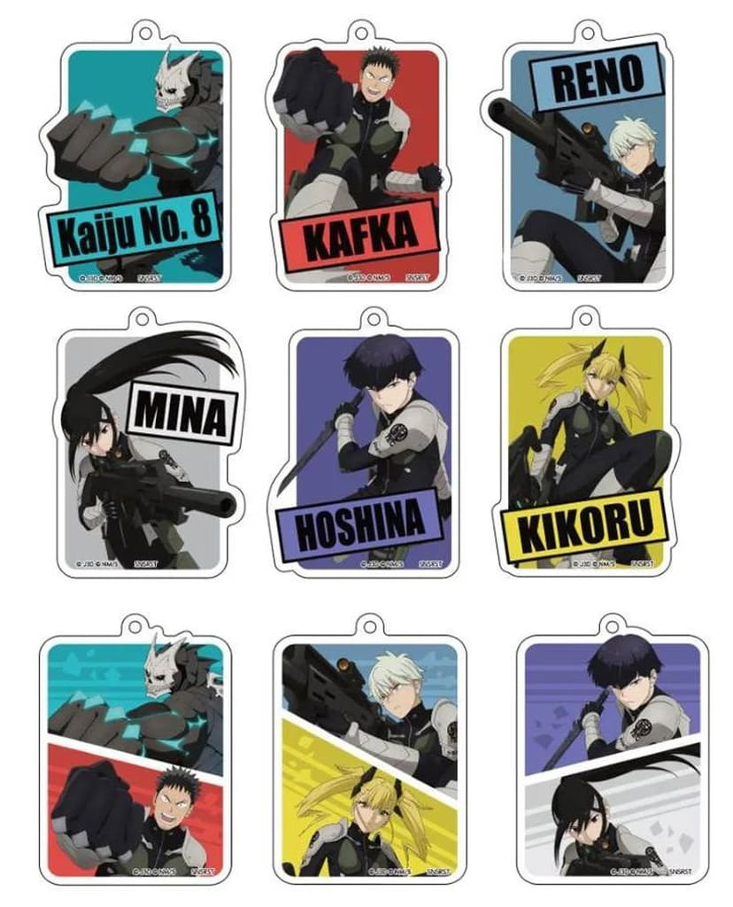 Reno Ichikawa, etc. Kaiju No. 8 Acrylic Keychain Collection All 9 Types Set Key Chain [USED]