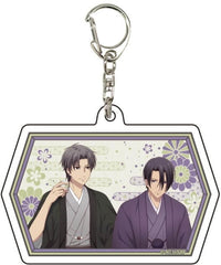 Souma Shigure Souma Hatori Fruits Basket Newly Drawn Illustration Acrylic Key Chain 20. New Year Party Ver. Key Chain [USED]