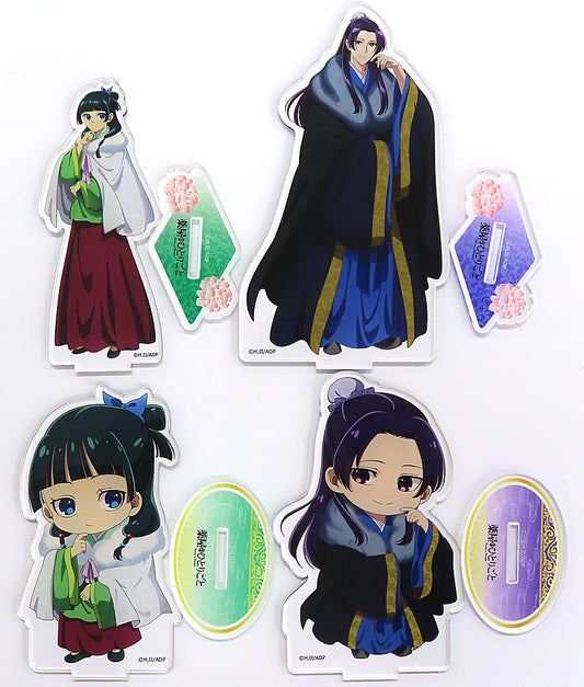 Maomao Jinshi The Apothecary Diaries Acrylic Stand Atarituski! Vivid Can Badge Last Prize Set of 4 Acrylic Stand [USED]