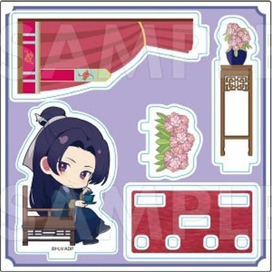 Jinshi Pink Blossoms The Apothecary Diaries Trading Chibi Chara Acrylic Figures Pop-Up Store in Yurakucho Marui Limited Acrylic Stand [USED]