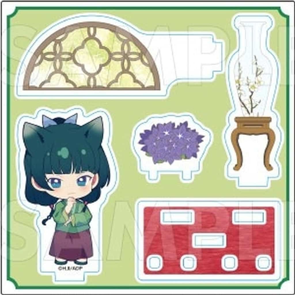 Maomao Violet Bloom The Apothecary Diaries Trading Chibi Chara Acrylic Figures Pop-Up Store in Yurakucho Marui Limited Acrylic Stand [USED]