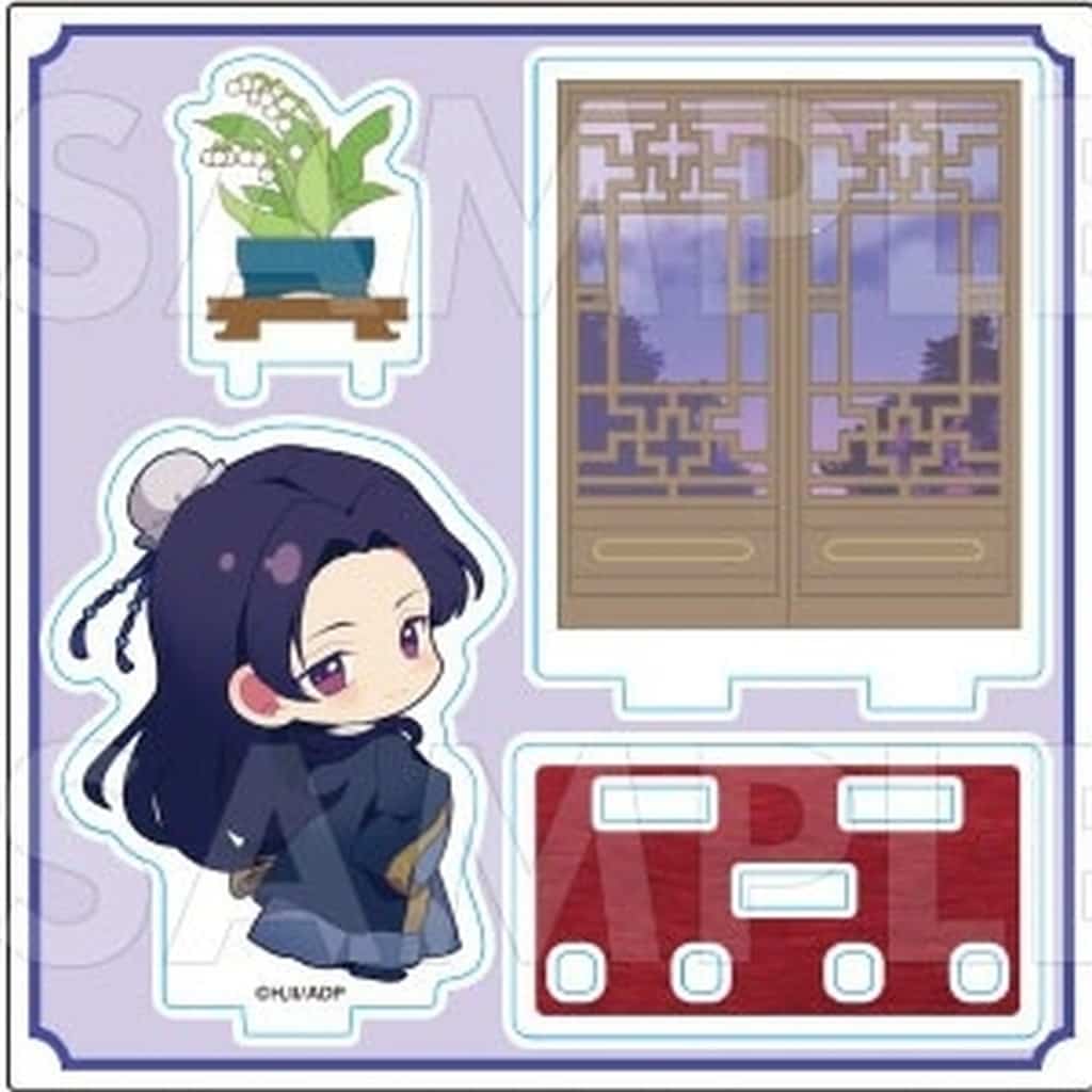 Jinshi White Blossoms The Apothecary Diaries Trading Chibi Chara Acrylic Figures Pop-Up Store in Yurakucho Marui Limited Acrylic Stand [USED]