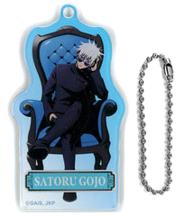 Satoru Gojo Jujutsu Kaisen Kaigyoku Gyokusetsu Trading Acrylic Key Chains Chair:Blue Key Chain [USED]