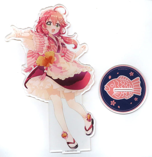 Sakura Miko VTuber Hololive Deka Acrylic Stand Poster Girl Ver. Miko Sakura Naruto Taiyaki Honpo Vol.2 EC Exclusive Acrylic Stands [USED]