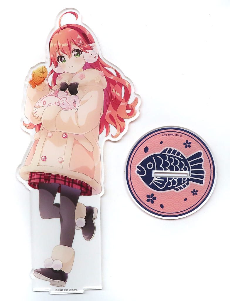 Sakura Miko VTuber Hololive Deka Acrylic Stand Shopping Ver. Miko Sakura Naruto Taiyaki Honpo Vol.2 EC Exclusive Acrylic Stands [USED]
