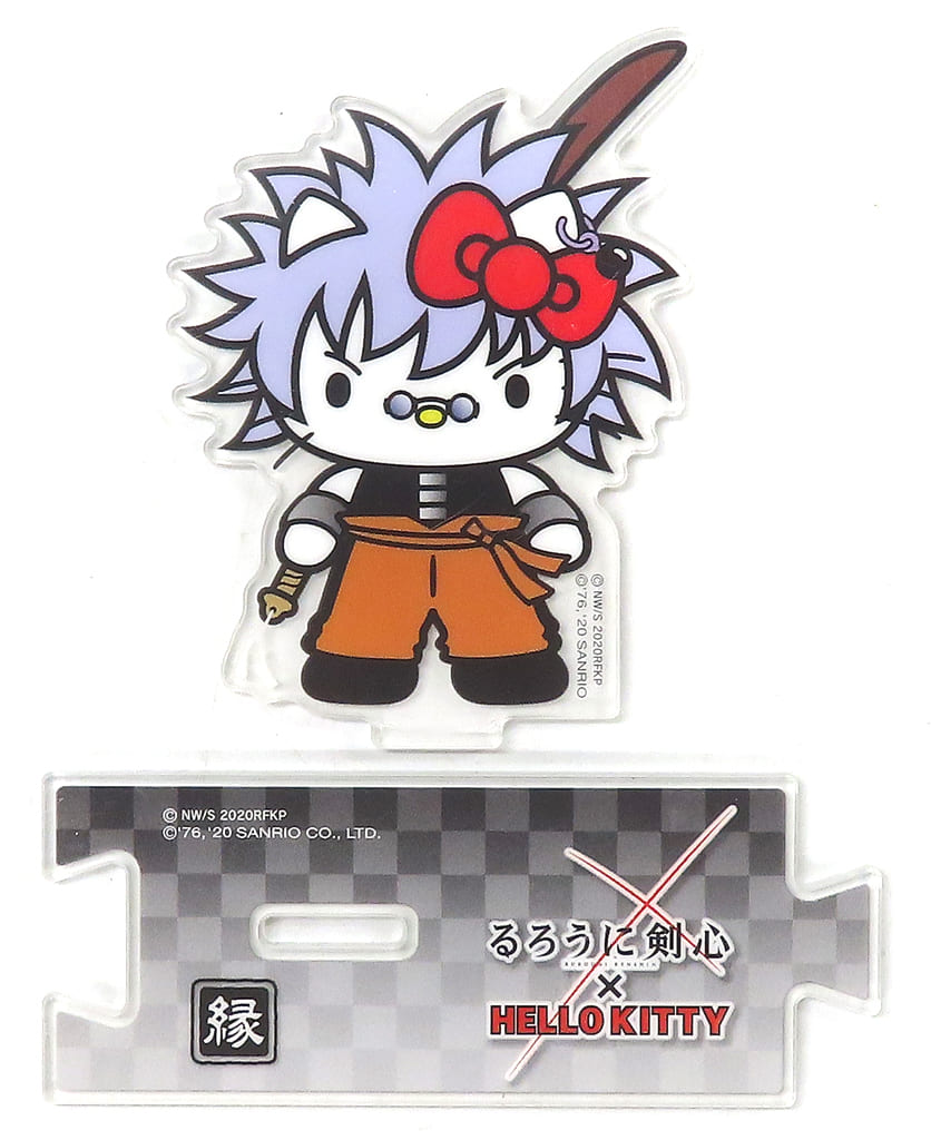 Enishi Yukishiro Sword Behind the Back Rurouni Kenshin X Hello Kitty Acrylic Stand Acrylic Stands [USED]