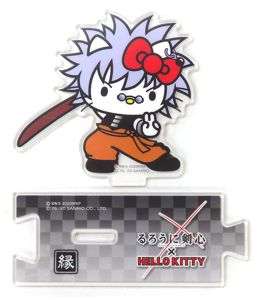 Enishi Yukishiro Wato-jutsu Zetsugi Rurouni Kenshin X Hello Kitty Acrylic Stand Acrylic Stands [USED]