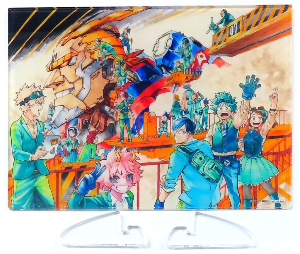 My Hero Academia Izuku Midoriya & Others 7th Anniversary Illustration Acrylic Art Zebrack Exclusive Prize for Vol.33 Buyers Acrylic Stands [USED]