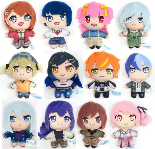 Minori Hanasato, etc. Hatsune Miku: Colorful Stage! Sega Lucky Kuji Vol.5 Petit Nui Mascot Prize B All 12 Types Set Key Chain [USED]