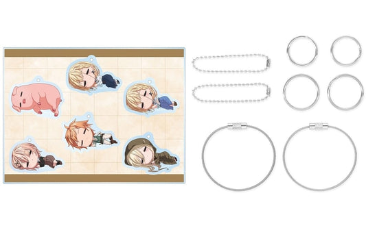 Jess, etc. Butareba: The Story of a Man Who Turned into a Pig Chibikoro Acrylic Keychain Set Key Chain [USED]