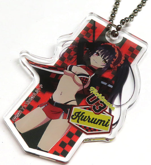 Kurumi Tokisaki Vertical Date A Live 4 Kujicolle Acrylic Key Chain Race Queen Ver. Prize C-2 Key Chain [USED]