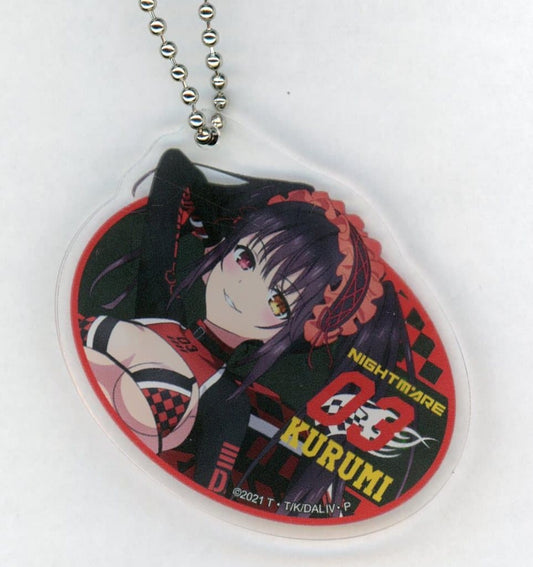 Kurumi Tokisaki Ellipse Date A Live 4 Kujicolle Acrylic Key Chain Race Queen Ver. Prize C-6 Key Chain [USED]