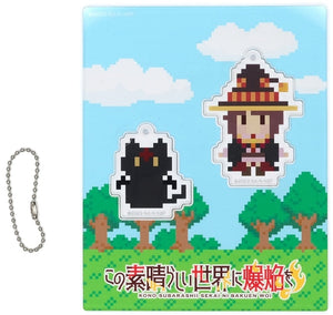 Megumin Chomusuke Konosuba: An Explosion on This Wonderful World! Acrylic Key Chain Set Key Chain [USED]