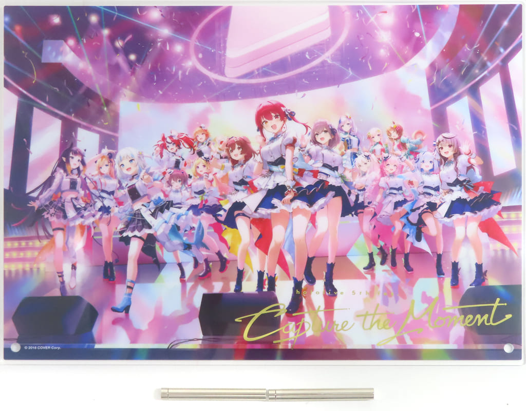 Houshou Marine, etc. VTuber Hololive Hololive Stage1 Key Visual Acrylic Panel hololive 5th Fes. Capture the Moment Supported by Bushiroad Exclusive Acrylic Stands [USED]