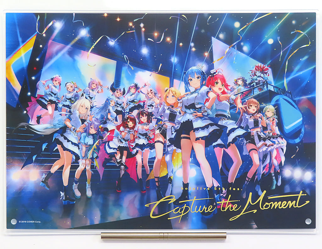 Hoshimachi Suisei, etc. VTuber Hololive Hololive Stage3 Key Visual Acrylic Panel hololive 5th Fes. Capture the Moment Supported by Bushiroad Exclusive Acrylic Stands [USED]