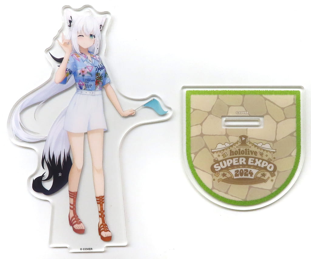 Shirakami Fubuki VTuber Hololive Acrylic Stand hololive SUPER EXPO 2024 Exclusive Acrylic Stands [USED]