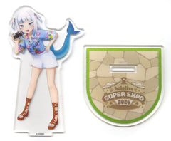 VTuber Hololive Gawr Gura Acrylic Stand hololive SUPER EXPO 2024 Exclusive Acrylic Stands [USED]