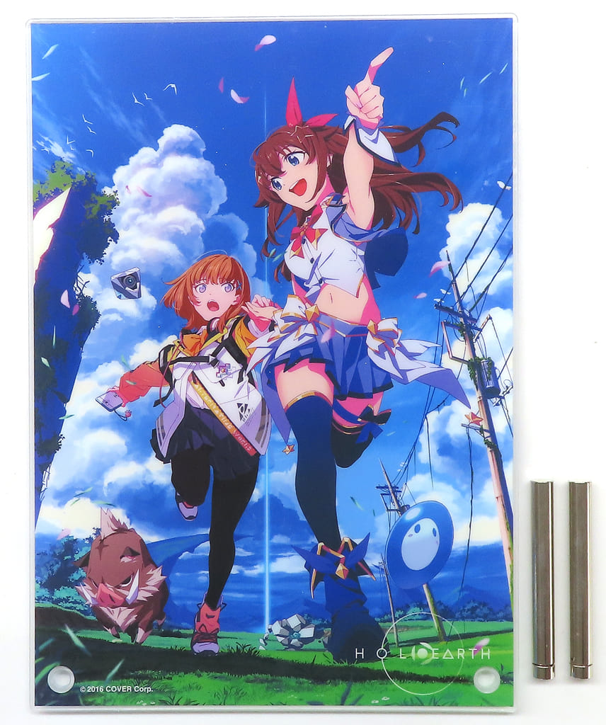 VTuber Hololive HOLOEARTH Key Visual Acrylic Panel hololive SUPER EXPO 2024 Exclusive Acrylic Stands [USED]