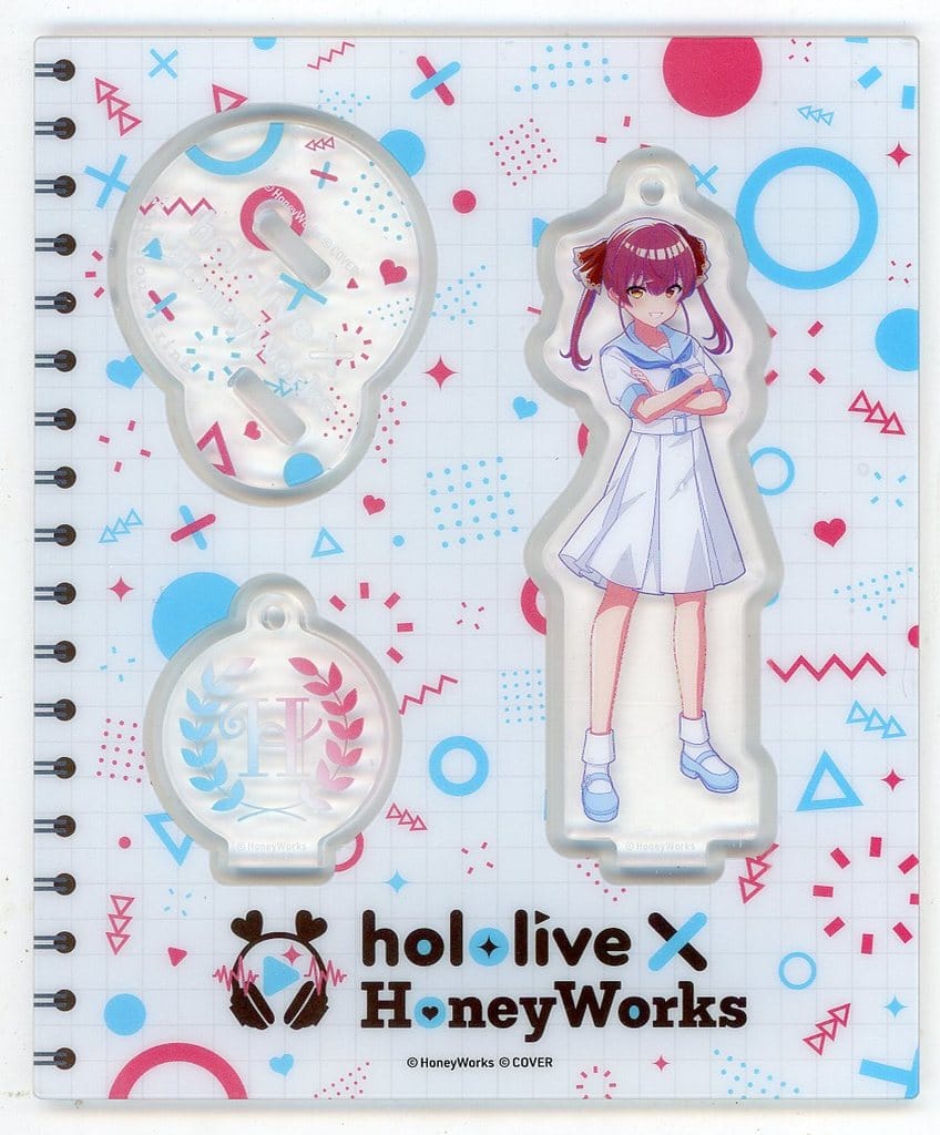 Houshou Marine VTuber Hololive x Honeyworks Holohaneygaoka High School Acrylic Stand Acrylic Stands [USED]