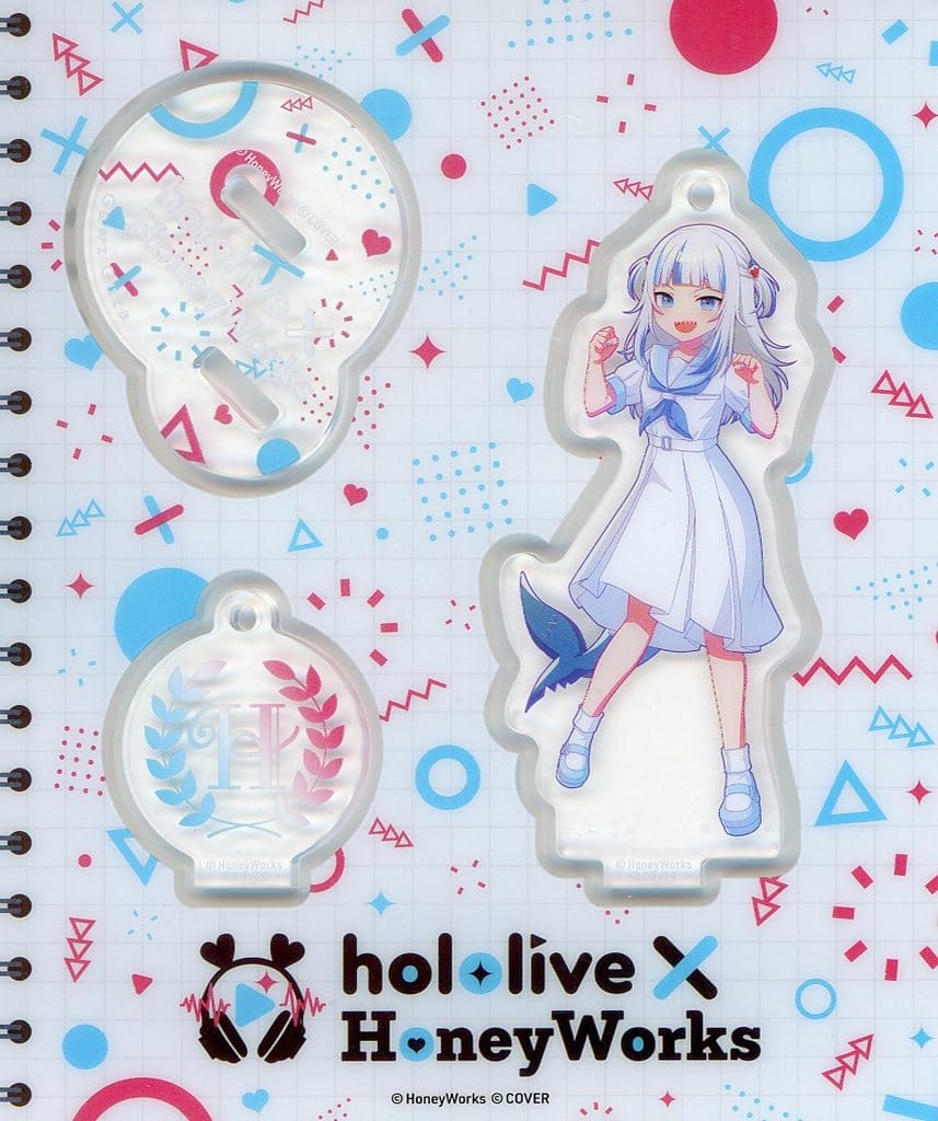 Gawr Gura VTuber Hololive x Honeyworks Holohaneygaoka High School Acrylic Stand Acrylic Stands [USED]