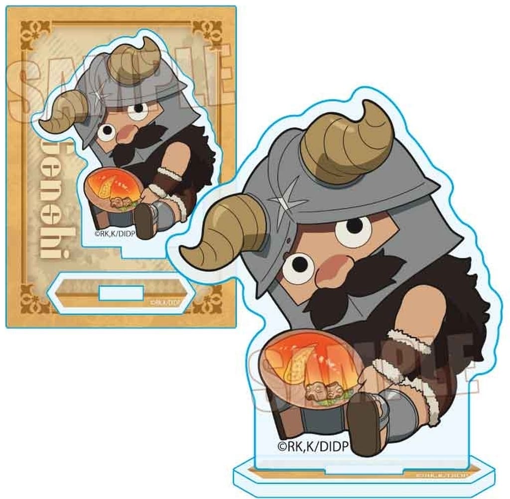 Senshi Mandrake and Basilisk Omelette Delicious in Dungeon Gyugyutto Mini Stand Acrylic Stands [USED]