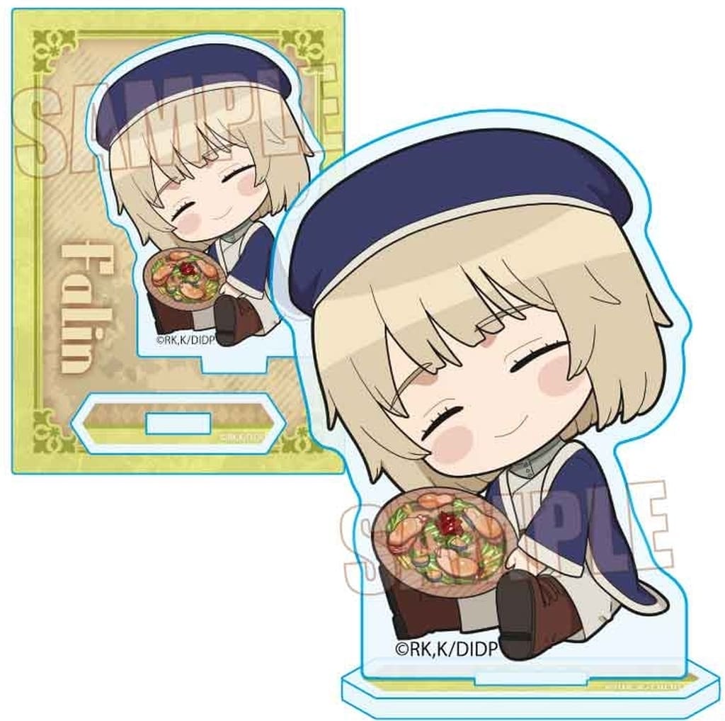 Falin Living Armor Dwarf-Style Stir-Fry Delicious in Dungeon Gyugyutto Mini Stand Acrylic Stands [USED]
