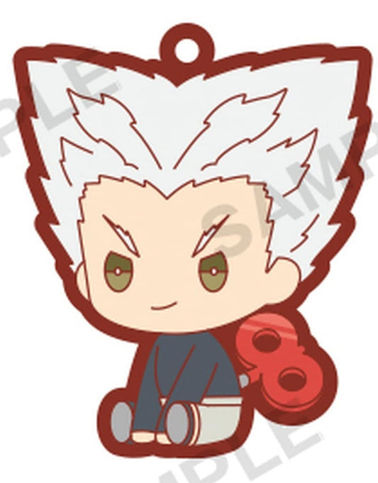 Garou One Punch Man Petatto Nejimaki Rubber Strap Key Chain [USED]