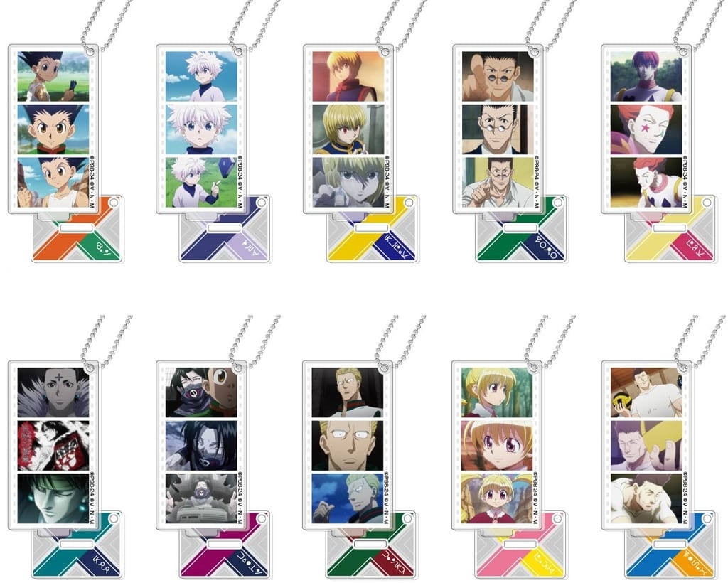 Kurapika, etc. Hunter x Hunter Famous Scene Acrylic Stand Keychain Vol.2 All 10 Types Set Key Chain [USED]