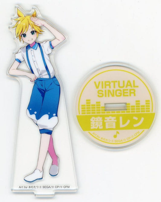 Len Kagamine Hatsune Miku: Colorful Stage! Acrylic Stand LAWSON Limited Acrylic Stands [USED]