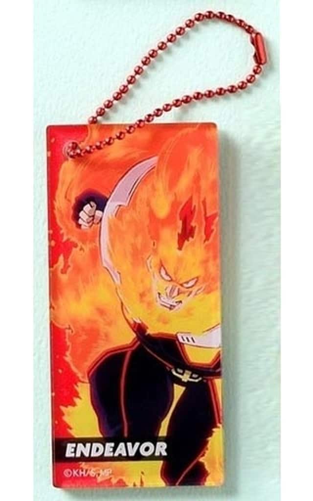 My Hero Academia Endevor Trading Metallic Acrylic Keychain Vol.1 Keychains [USED]