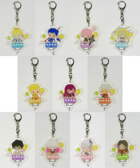 Shielder / Mash Kyrielight, etc. Fate/Grand Order Design produced by Sanrio Acrylic Key Chain Train Ver. All 11 Types Set Key Chain [USED]