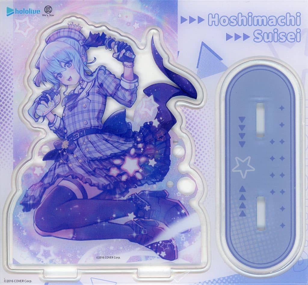 Hoshimachi Suisei VTuber Hololive Hololive Production Live＠Taiwan Standing Pose Acrylic Stand hololive SUPER EXPO 2024 Exclusive Acrylic Stands [USED]