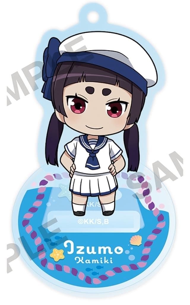 Izumo Kamiki Blue Exorcist: Shimane Illuminati Saga Chibi Acrylic Stand Figure with Ball Chain Acrylic Stands [USED]