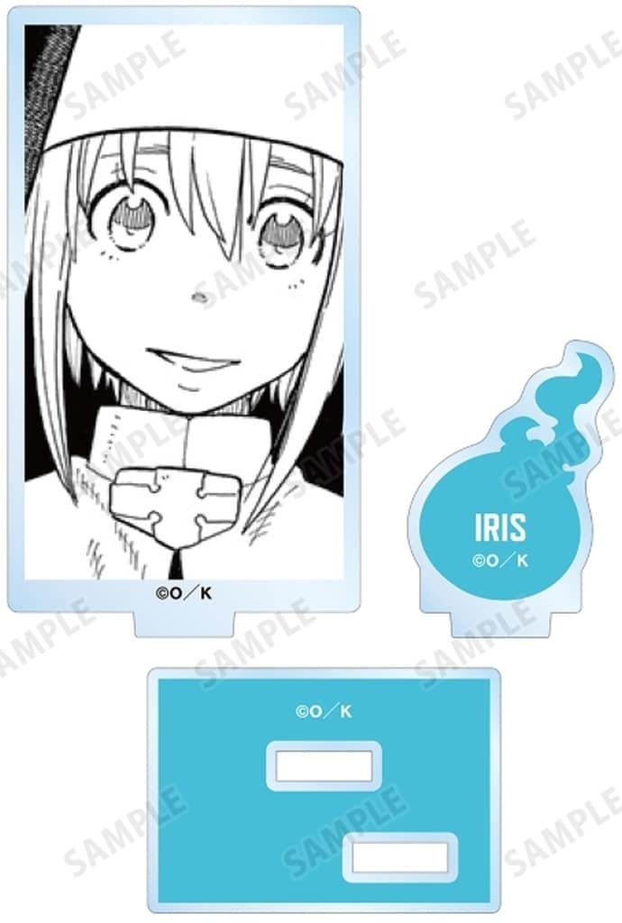Fire Force Iris Trading Acrylic Stand with Manga Panel Part Acrylic Stands [USED]