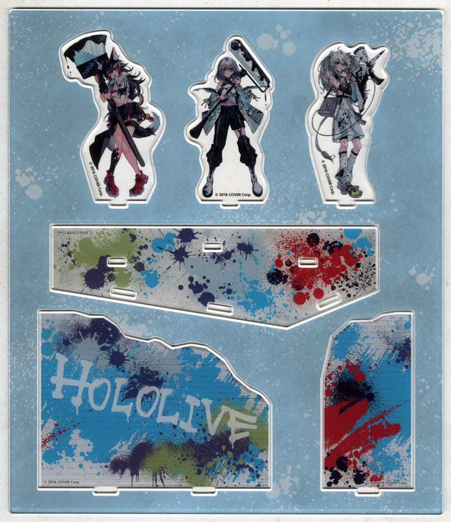 Ookami Mio Shirogane Noel Shishiro Botan VTuber Hololive Diorama Acrylic Stand Aeon Black Friday Aeon Style Online Exclusive Acrylic Stands [USED]