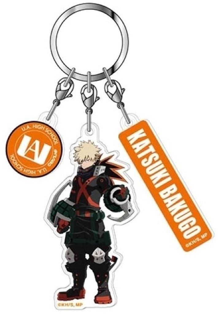 My Hero Academia Katsuki Bakugo 2 Triple Acrylic Keychain Keychains [USED]